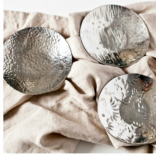 Hammered Pewter Bowls