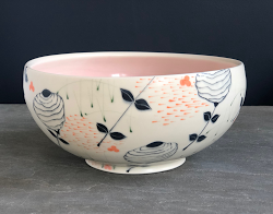Footed Bowl, porcelain