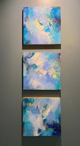 Weathering Series - Mixed Media Acrylic on Panel - 16"x16" each - $500 each