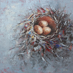 Bird's Nest, oil on canvas