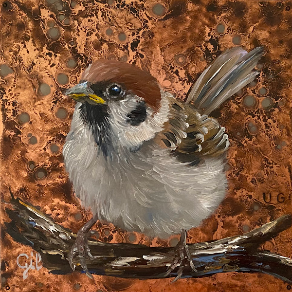 Small Bird, oil on canvas