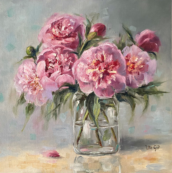 Bouquet, oil on canvas